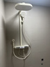 日豐泡芙花灑零冷水兒童手持法式風(fēng)奶油白色淋浴花灑套裝過(guò)濾恒溫全銅 冷熱丨數顯款丨零冷水丨除氯凈水美膚 曬單實(shí)拍圖