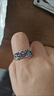 QMXD戒指女士燒藍琺瑯招財轉運錦鯉蓮花復古風(fēng)國潮漢服飾品小眾潮開(kāi)口 戒指+精美禮盒 曬單實(shí)拍圖