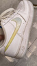 耐克NIKE女子大童板鞋空軍一號 AIR FORCE 1 運動(dòng)鞋IB8890-191白 37.5 曬單實(shí)拍圖