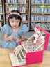 康百雀（CAWNPECHIN）兒童首飾禮盒女孩手工創(chuàng  )意飾品梳妝打扮發(fā)飾套裝3-6-8歲新年禮物 【玫粉發(fā)飾禮盒】送賀卡+禮品袋 曬單實(shí)拍圖