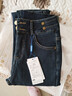 黛姿茹加絨小腳牛仔褲子女秋冬季2025新款修身鉛筆褲高腰顯瘦顯高靴褲 黑色【鎖溫一體絨】 S (26) 推薦80-95斤 曬單實(shí)拍圖