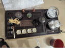 唐云匠心茶具套裝家用一體茶盤(pán)茶臺全自動(dòng)玻璃燒水壺茶杯整套送禮功夫茶具 款13福韻+古韻石磨 不銹鋼全自動(dòng) 曬單實(shí)拍圖