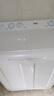 海爾（Haier）半自動(dòng)洗衣機雙桶雙缸10公斤家用小型大容量雙電機強勁動(dòng)力省水電洗脫分離波輪以舊換新老式洗衣機 10公斤 雙缸 強勁颶風(fēng)水流+溢水漂洗+帶移動(dòng)腳輪 曬單實(shí)拍圖