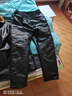 啄木鳥(niǎo)男士皮衣皮褲套裝加絨厚外套外賣(mài)騎手代駕防風(fēng)保暖抗寒工裝皮棉衣 20850/115加絨防盜皮衣皮褲套裝 5XL 曬單實(shí)拍圖