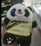 國風(fēng)熊貓玩偶熊貓毛絨玩具仿真熊貓紀念品公仔小熊貓毛絨掛件掛墜 熊貓掛件--暗紅衣服 15cm掛件 曬單實(shí)拍圖