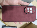 mlnew華為Nova14鏡頭全包手機殼TLR-AL00保護殼華為Nova14 5G小羊皮手機套防摔保護套防滑 【酒紅色】配全屏全透明高清鋼化膜 曬單實(shí)拍圖