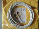 秋葉原（CHOSEAL） TH616 數字音頻數碼光纖線(xiàn)音頻線(xiàn) 5.1聲道電視音響功放連接線(xiàn) 白色 3米 曬單實(shí)拍圖