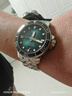 天梭（TISSOT）【二手99新】天梭(TISSOT) 海星系列 瑞士手表自動(dòng)機械石英男士腕表 時(shí)尚運動(dòng)潛水防水夜光顯示奢侈品 禮盒裝 43綠盤(pán)鋼帶 T120.407.11.091.01 曬單實(shí)拍圖