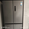 美的（Midea）571十字門(mén)冰箱零嵌入式超薄冰箱一級能效雙變頻風(fēng)冷無(wú)霜底部散熱家用電冰箱 【雙凈化大容量】571幻影砂十字零嵌冰箱 曬單實(shí)拍圖
