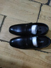 卡帝樂(lè )鱷魚(yú)（CARTELO）套腳內增高頭層牛皮商務(wù)休閑鞋男士增高皮鞋男2068 黑色增高版39 曬單實(shí)拍圖