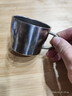 鈦杯純鈦杯子帶把手雙層咖啡杯家用牛奶杯簡(jiǎn)約茶杯下午茶廣告杯 150毫升純鈦咖啡杯結晶 150 曬單實(shí)拍圖