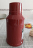 新款馬卡龍熱水瓶車(chē)載暖壺小型保溫瓶客廳家用宿舍帶蓋暖水瓶茶瓶 紅色 1L 曬單實(shí)拍圖