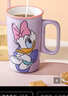 迪士尼可愛(ài)喝水高顏值馬克杯卡通辦公室家用陶瓷杯子咖啡情侶水杯 黛絲-樂(lè )迪直身杯（無(wú)禮盒） 曬單實(shí)拍圖