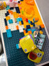 斯納恩（Snaen）積木桌兒童玩具大顆粒拼裝結實(shí)多功能大3-6歲1男女孩生日禮物 曬單實(shí)拍圖
