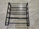 坤奉家用入門(mén)鞋架鐵藝多層門(mén)口入戶(hù)室內宿舍出租屋必備簡(jiǎn)易窄款小鞋柜 五層黑色-60*23*73CM【加粗鋼管】 曬單實(shí)拍圖