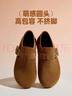 駱駝（CAMEL）松包2代全包勃肯鞋舒適深口鞋 L26S700003 駝色(全包升級款) 38 曬單實(shí)拍圖