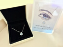 范琦（Fanci）藍眼淚項鏈水滴簡(jiǎn)約銀項鏈女款輕奢高級感吊墜生日禮物送女朋友 曬單實(shí)拍圖