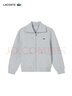LACOSTE法國鱷魚(yú)女裝25秋冬新款簡(jiǎn)約百搭拉鏈衛衣外套|SF2508 CCA/銀灰色 S 36 曬單實(shí)拍圖