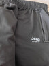 JEEP SPIRIT吉普運動(dòng)褲男春秋季休閑褲中青年純色寬松長(cháng)褲 黑色直筒 2XL 曬單實(shí)拍圖