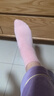 親相見(jiàn)100%棉襪子女款高筒襪子春夏款純棉吸汗防臭透氣7A抗菌高筒襪 曬單實(shí)拍圖