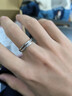 DR情侶戒指一對男女鐘情久久對戒紀念情人節禮物送女友交織的愛(ài)戒指 男戒 曬單實(shí)拍圖