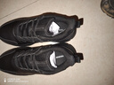 361°男鞋運動(dòng)鞋秋季新品皮革面防潑水鞋緩震黑色寬楦通勤健步跑步鞋男 曜石黑 40 曬單實(shí)拍圖