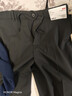 優(yōu)衣庫男裝彈力九分褲/商務(wù)通勤西褲褲子26春夏新款482886 09 黑色 M 曬單實(shí)拍圖