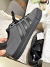 adidas DAILY 4.0復古百搭休閑帆布鞋男女阿迪達斯官方輕運動(dòng) 黑色/碳黑   39 曬單實(shí)拍圖
