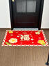 富喜德國高端紅色入戶(hù)門(mén)墊吸水速干室內硅藻泥地墊防滑耐磨家用臥室浴 3D毛絨-福至【3.5代硅藻泥】 40*60cm 曬單實(shí)拍圖