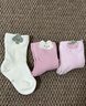 成長(cháng)寄女寶寶襪子春秋薄款純棉無(wú)骨a類(lèi)一歲嬰幼兒小月齡中筒松口不勒腿 曬單實(shí)拍圖