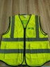 美安明反光背心高亮熒光多口袋反光馬甲反光衣交通警示安全服應急救援騎行施工馬甲支持印制LOGO 熒光黃旗布 XL碼 曬單實(shí)拍圖