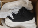 特步（XTEP）門(mén)店同款棉鞋冬季高幫鎖溫游蹤WARM休閑鞋女戶(hù)外鞋975418370051 黑/帆白 39 曬單實(shí)拍圖