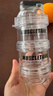 MUSCLE TANK搖搖杯蛋白粉便攜盒蛋白粉盒蛋白粉分裝盒便攜外出奶粉盒粉盒搖杯 TRITAN母嬰材質(zhì)透明白【三層粉盒】 曬單實(shí)拍圖
