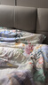 富安娜140支雙股皮馬棉床上四件套 國風(fēng)高端 套件純棉床單被套雙人被罩 140S雙股皮馬棉【禮盒裝】文景 1.8米 床單款 (被套230*229cm) 曬單實(shí)拍圖