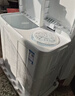 海爾（Haier）半自動(dòng)雙桶雙缸洗衣機 12KG大容量  強力去污洗大件 一級能效家電國家補貼以舊換新 XPB120-81D2 曬單實(shí)拍圖