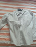 MUJI男式 水洗平紋 寬版襯衫 男士長(cháng)袖襯衣外套 淺灰色 XL 曬單實(shí)拍圖