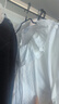 UR2026春季新款女裝都市蕾絲花邊壓褶系帶開(kāi)襟襯衫UYU260001 本白 S 曬單實(shí)拍圖