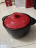 愛(ài)仕達（ASD） 砂鍋陶瓷煲 家用燉湯煲耐熱高湯養生煲燃氣灶明火適用燉肉鍋燜飯 聚味紅色4.5L升 (建議4-7人) 曬單實(shí)拍圖