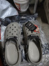 大嘴猴大嘴猴洞洞鞋男夏涼鞋家居戶(hù)外穿eva包頭沙灘女拖鞋332深灰40-41 曬單實(shí)拍圖