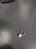 黛米 千雙 S925銀圓形無(wú)核白色淡水珍珠耳環(huán)耳圈耳墜女神節禮物 6-7mm淡水珍珠S925銀 曬單實(shí)拍圖