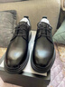 海瀾之家HLA皮鞋男商務(wù)休閑秋冬正裝德比鞋子HAAPXM1EBH077 黑色42 曬單實(shí)拍圖