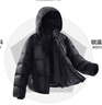 太平鳥(niǎo)男裝 【95%進(jìn)口鴨絨】連帽羽絨服冬面包服防寒短款排骨外套 15D暗影黑(闊型)第二批 2XL 曬單實(shí)拍圖