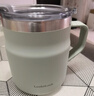 樂(lè )扣樂(lè )扣（LOCK&LOCK）愜意保溫杯男女304不銹鋼保溫杯女咖啡杯水杯 LHC4218MIT薄荷曼波 390ml 曬單實(shí)拍圖