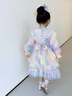 G.duck小黃鴨童裝洛麗塔公主裙女童連衣裙春秋季彩虹生日禮服蓬蓬裙兒童 圖片色 90 建議1~2歲（80-90cm） 曬單實(shí)拍圖