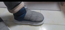 FOOTOPPO高幫棉拖鞋男羽絨布防水防滑冬季男士全包跟防滑家居鞋冬天女 曬單實(shí)拍圖
