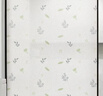 晴畫(huà)磨砂玻璃貼紙 防窺防走光隱私貼膜雙拼小花60*200cm 衛生間隱私膜 曬單實(shí)拍圖