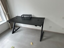 全品屋電競桌電腦桌臺式實(shí)木芯鈦游戲桌子戟S3二段式機械臂家辦公書(shū)桌創(chuàng  ) 二段分板【S3計劃】碳纖黑160*75 【可夾機械臂】 曬單實(shí)拍圖