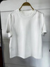 伊芙麗（eifini）【安心品質(zhì)】朱珠代言索羅納面料簡(jiǎn)約基礎款圓領(lǐng)T恤女百搭短袖 本白色 M 105-115斤 曬單實(shí)拍圖