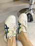 Onitsuka Tiger鬼塚虎運動(dòng)休閑鞋懶人半拖鞋 男女鞋MACHUATION SABOT 1183C012 米色/深藍色 38 曬單實(shí)拍圖