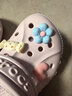 CROCS卡駱馳貝雅兒童洞洞鞋戶(hù)外包頭童鞋沙灘鞋涼鞋拖鞋/207013/207012 裸粉-6PI 25 (150mm) 曬單實(shí)拍圖